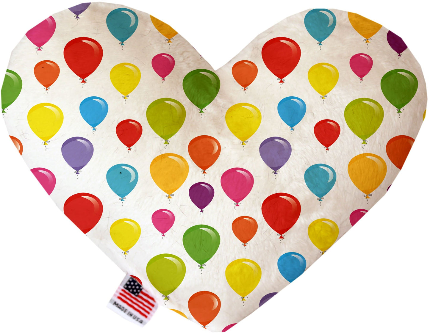 Dog Plush Heart or Bone Toy, "Birthday Group"
