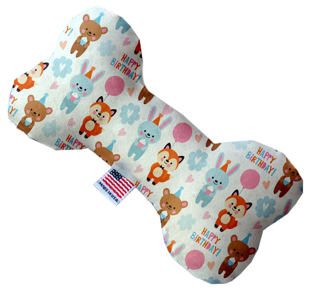 Dog Plush Heart or Bone Toy, "Birthday Group"