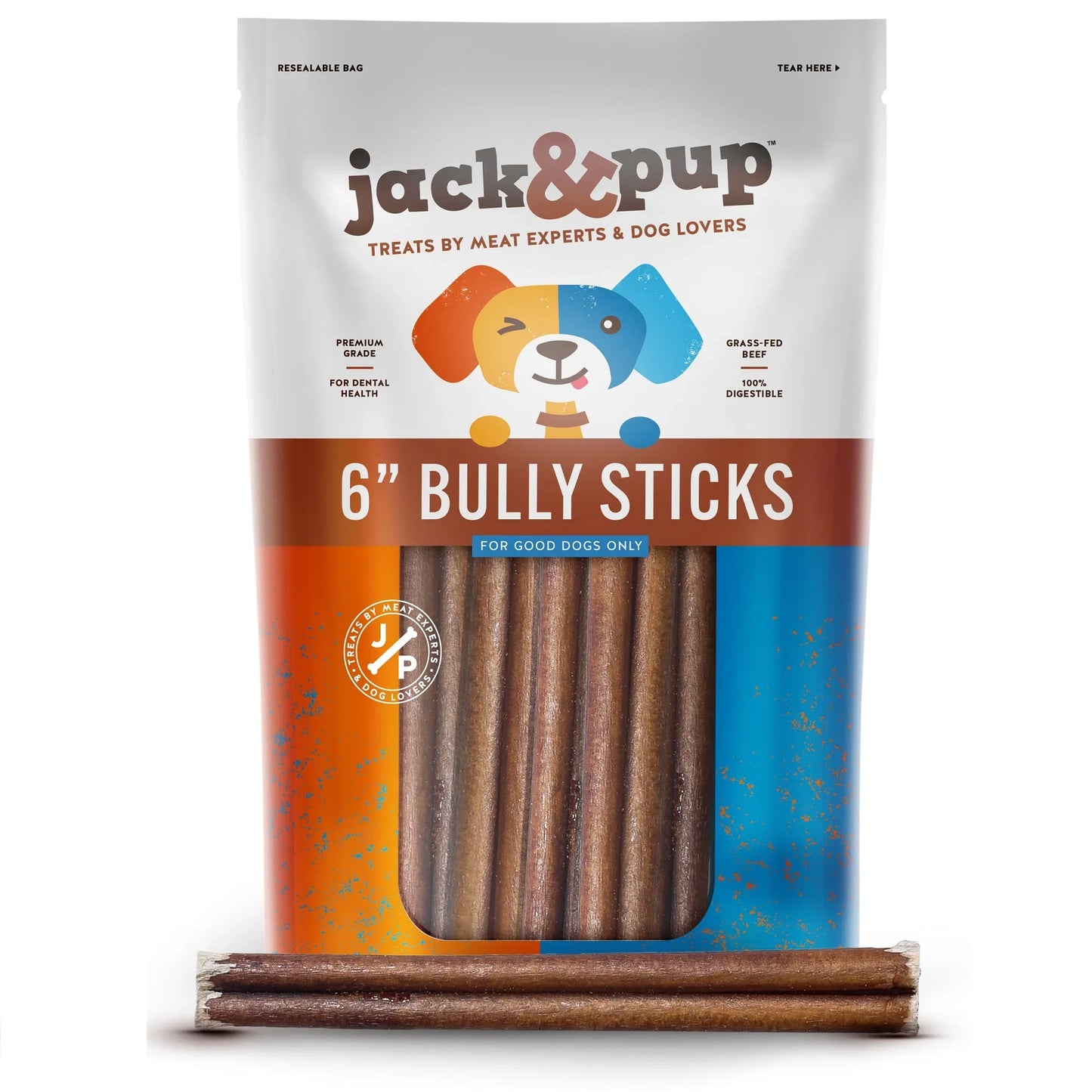 Jack & Pup Odor Free Bully Sticks