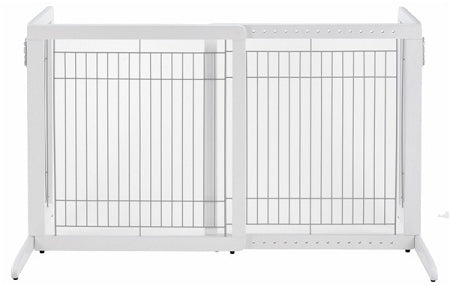 Small Cool Breeze Freestanding Pet Gate - Tall PawCounter.com