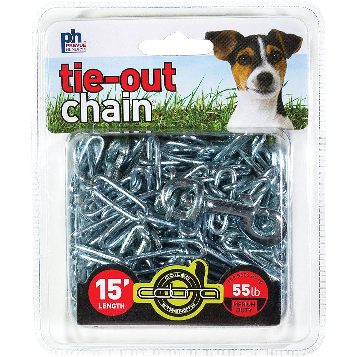 Prevue Pet Products 15 Foot Tie-out Chain Medium Duty PawCounter.com