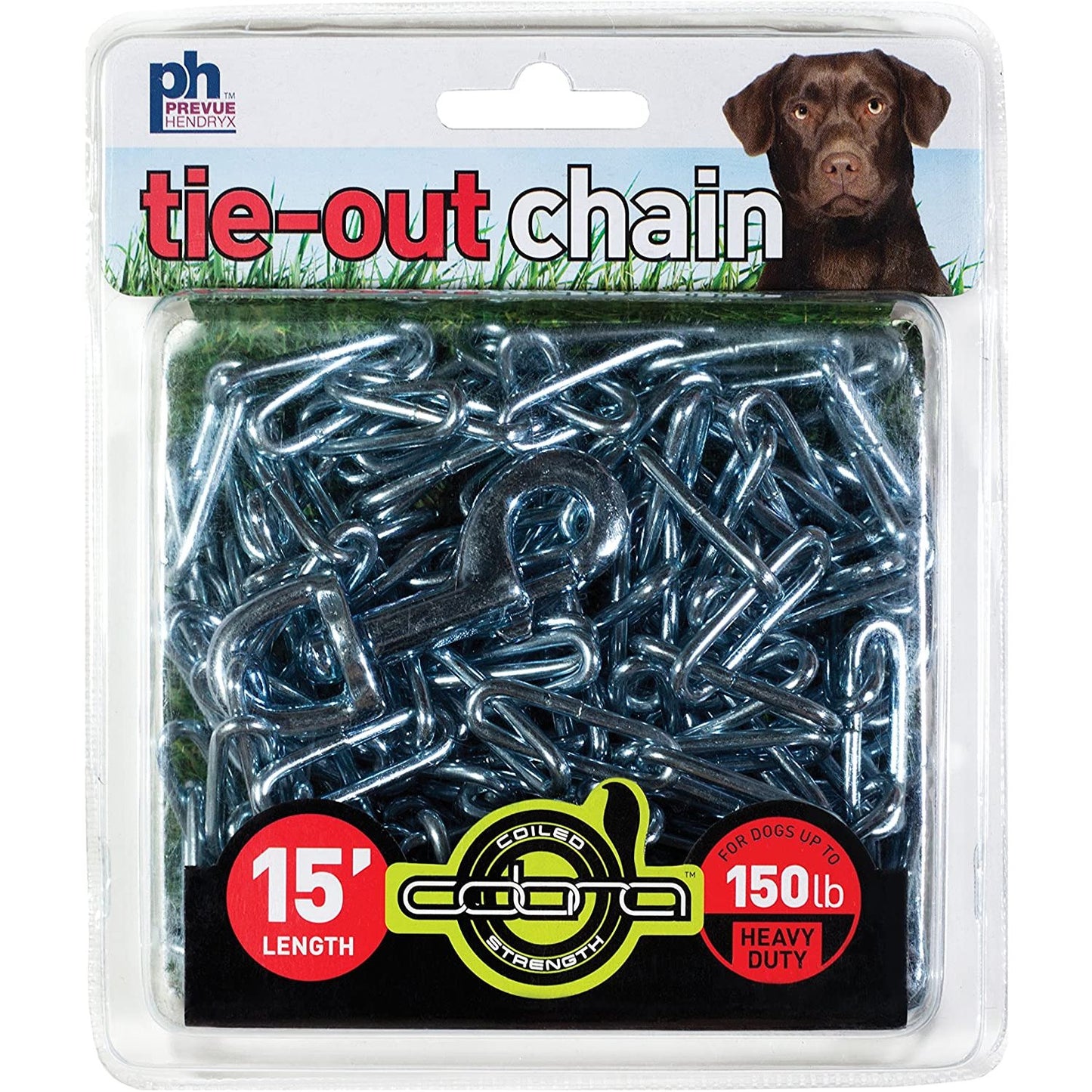Prevue Pet Products 15 Foot Tie-out Chain Heavy Duty PawCounter.com