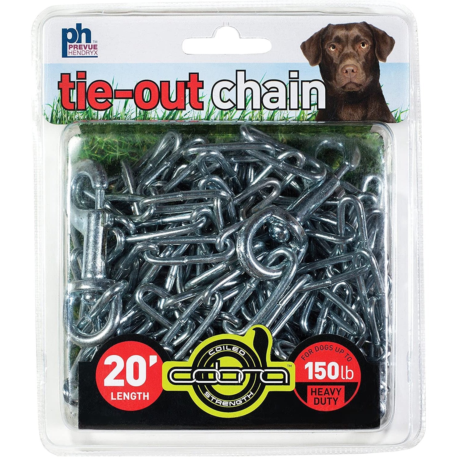 Prevue Pet Products 20 Foot Tie-out Chain Heavy Duty PawCounter.com
