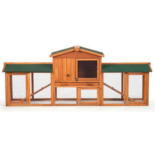 Prevue Pet Products Rabbit Hutch with Double Run PawCounter.com