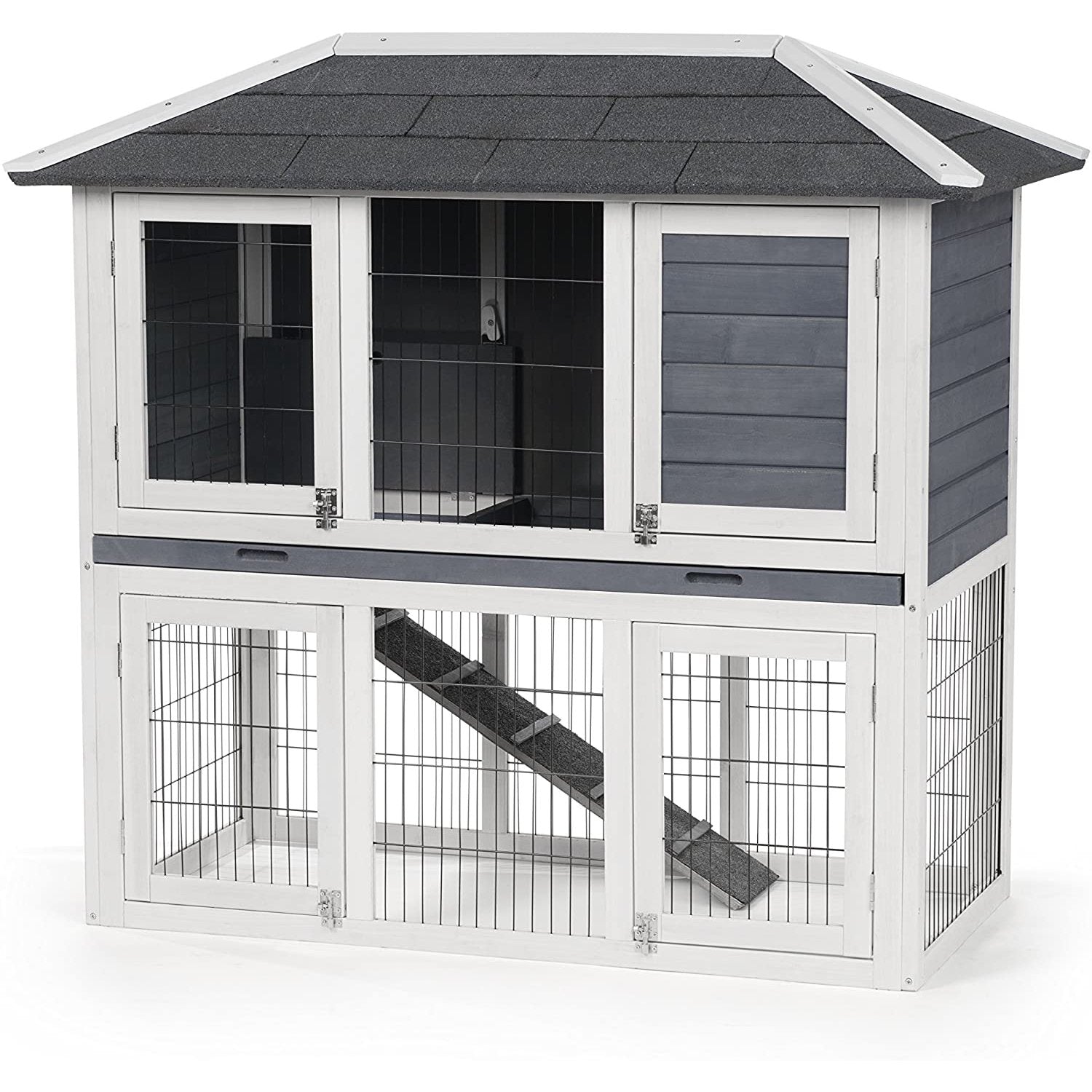 Prevue Pet Products 4601 Duplex Rabbit Hutch PawCounter.com