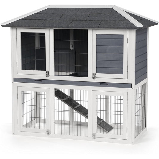 Prevue Pet Products 4601 Duplex Rabbit Hutch PawCounter.com