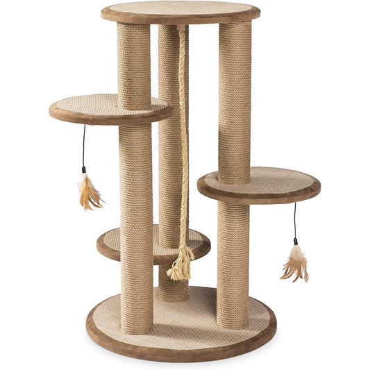 Prevue Pet Kitty Power Paws Multi-Tier Cat Scratching Post PawCounter.com