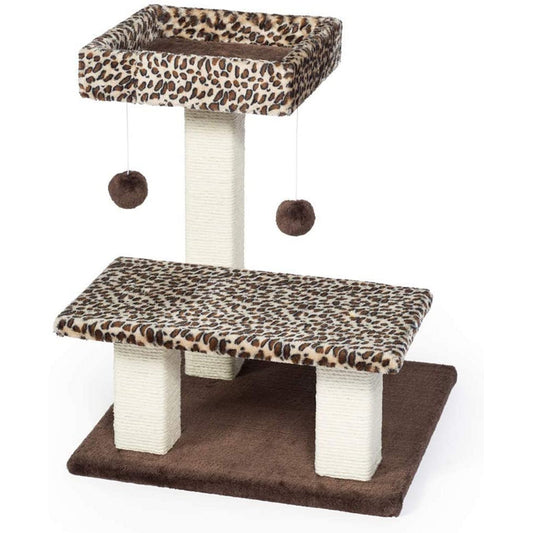 Prevue Pet Products Kitty Power Paws Leopard Terrace PawCounter.com
