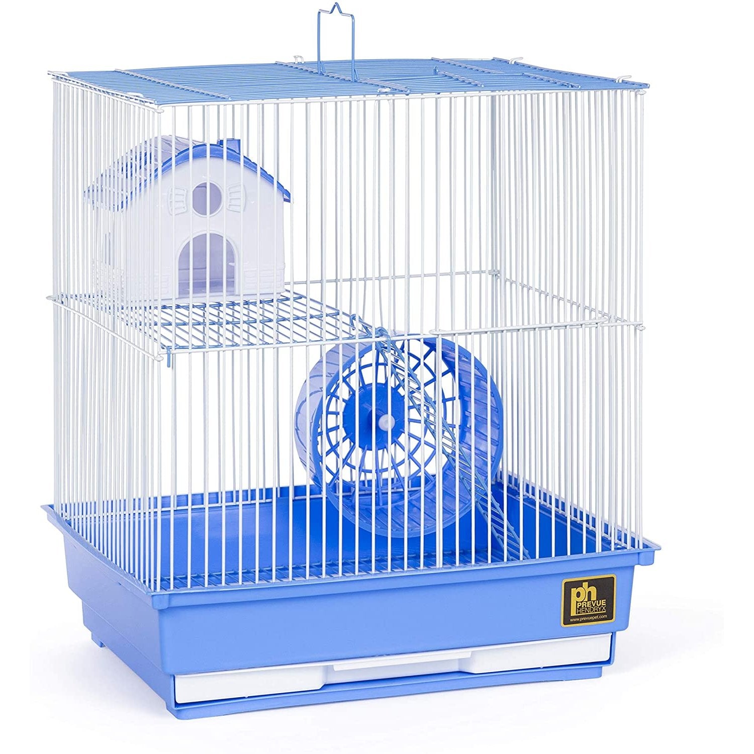 Prevue Pet Products Two Story Hamster Cage - Blue PawCounter.com