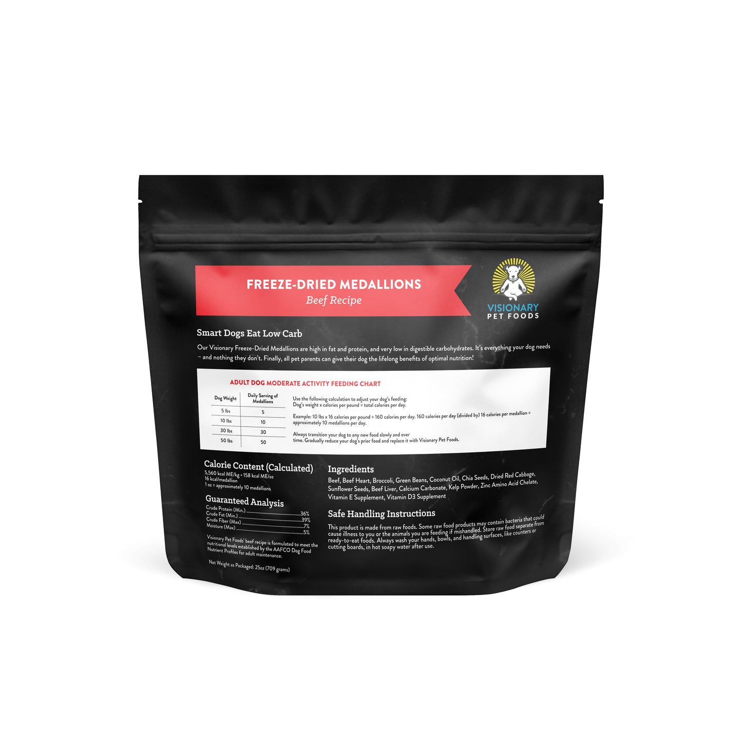 Freeze Dried Food | Beef Recipe | 25oz Bag