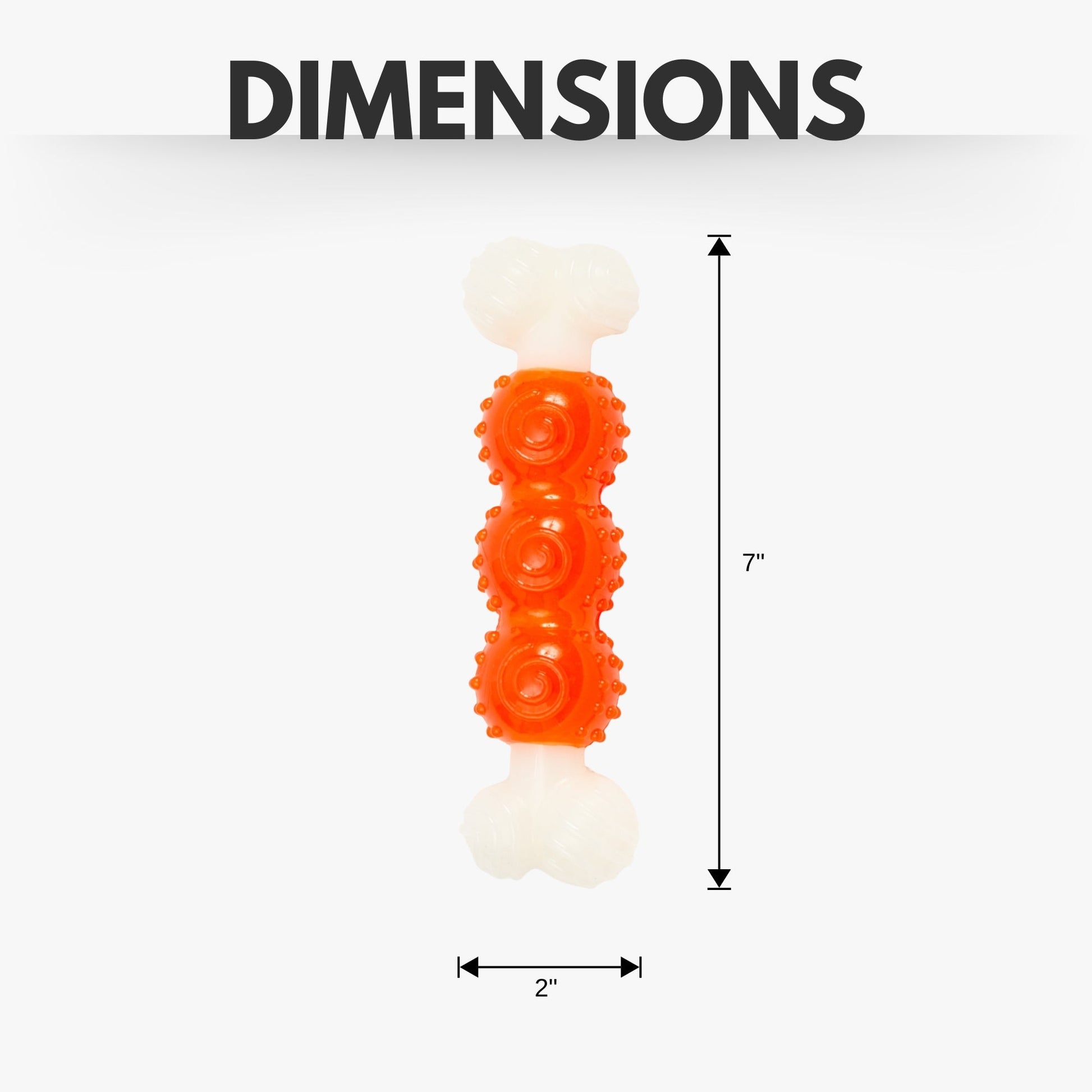 TPR Nylon Combo Dog Chew Toy with Bulged Balls for Interactive Play and Dental Health