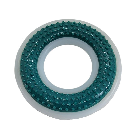 American Pet Supplies durable dog chew ring in green textured design for dental health