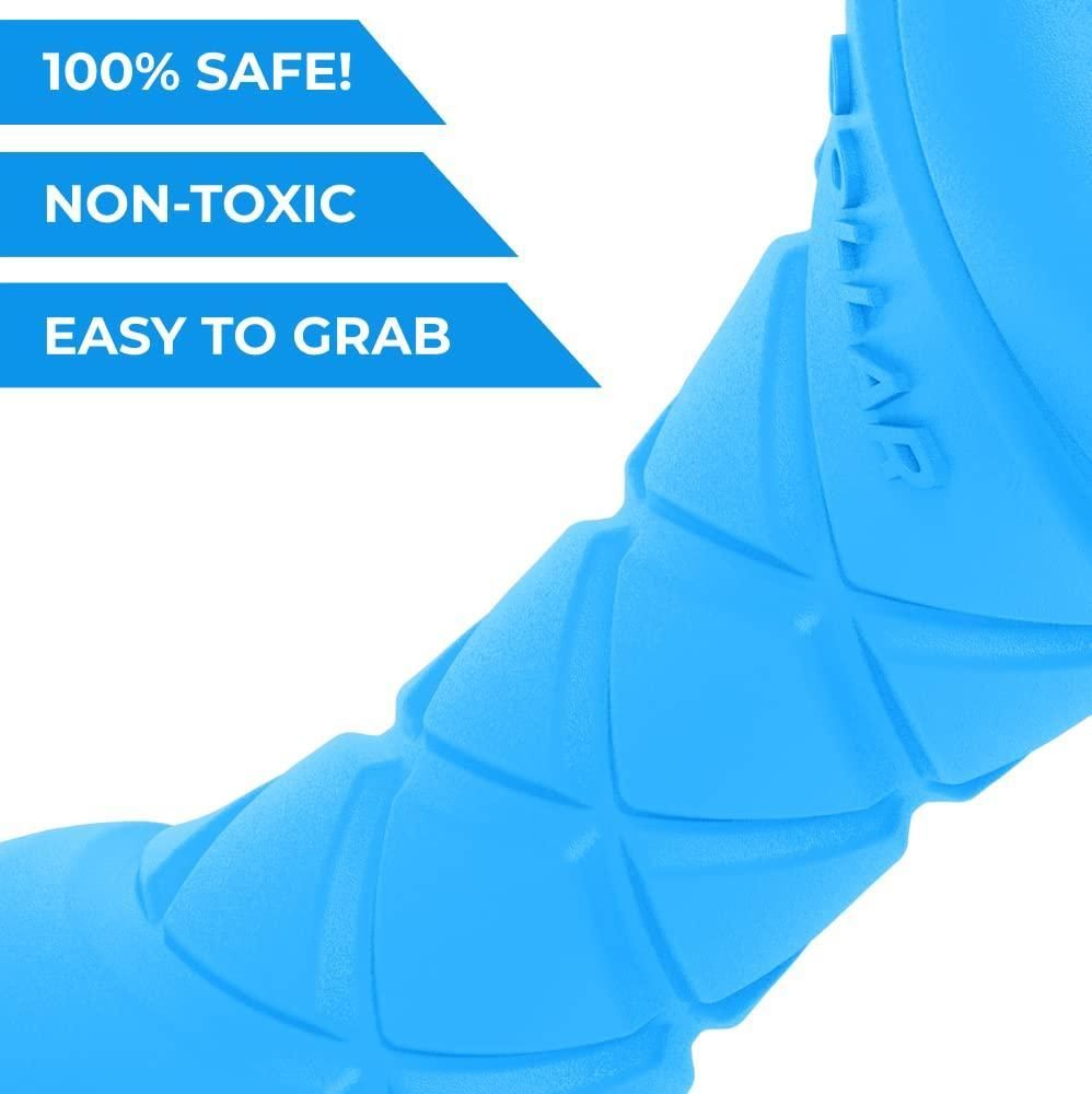 Blue PawCounter durable fetch toy for dogs with easy to grab non-toxic design