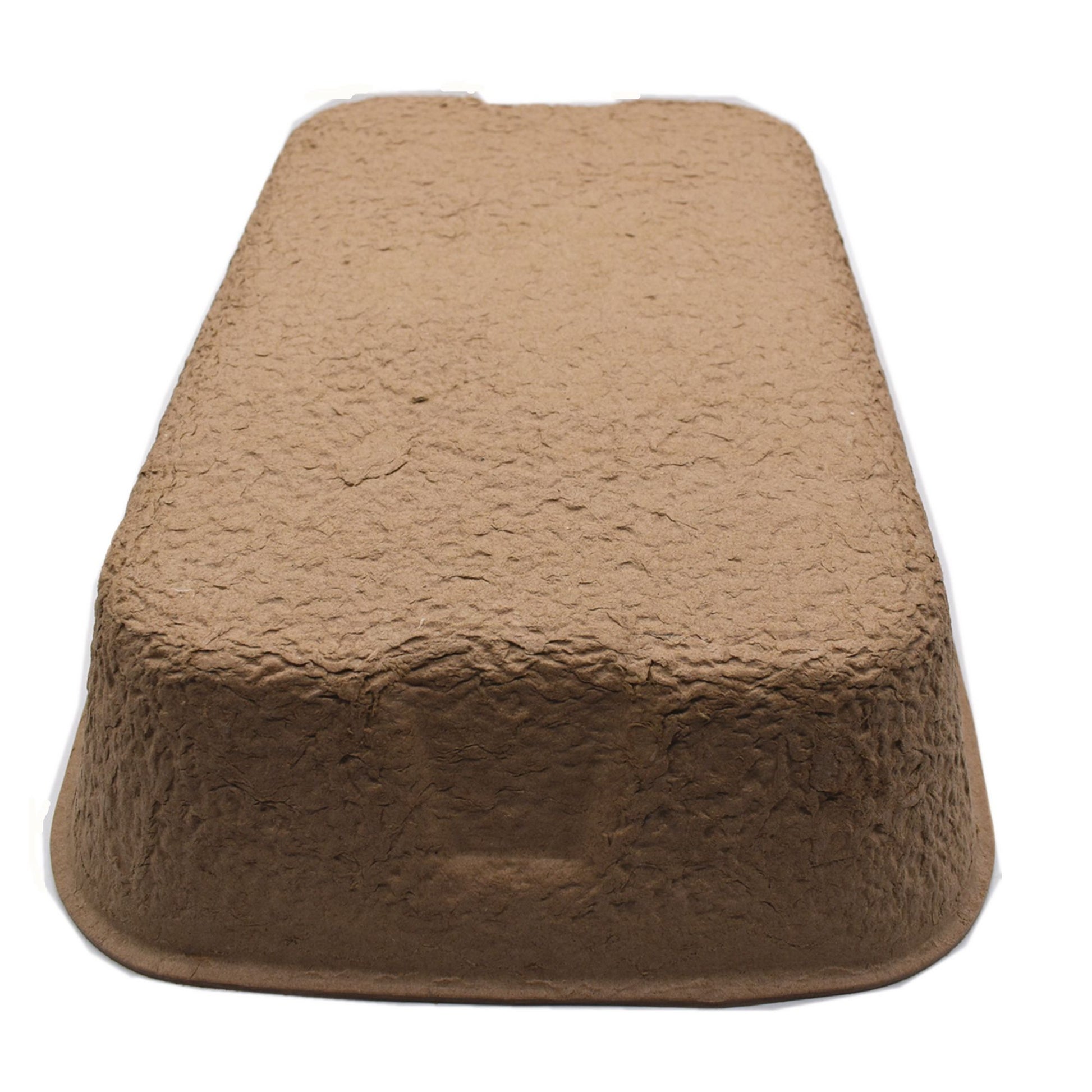 Eco friendly disposable cat litter box made from biodegradable materials for easy cleanup