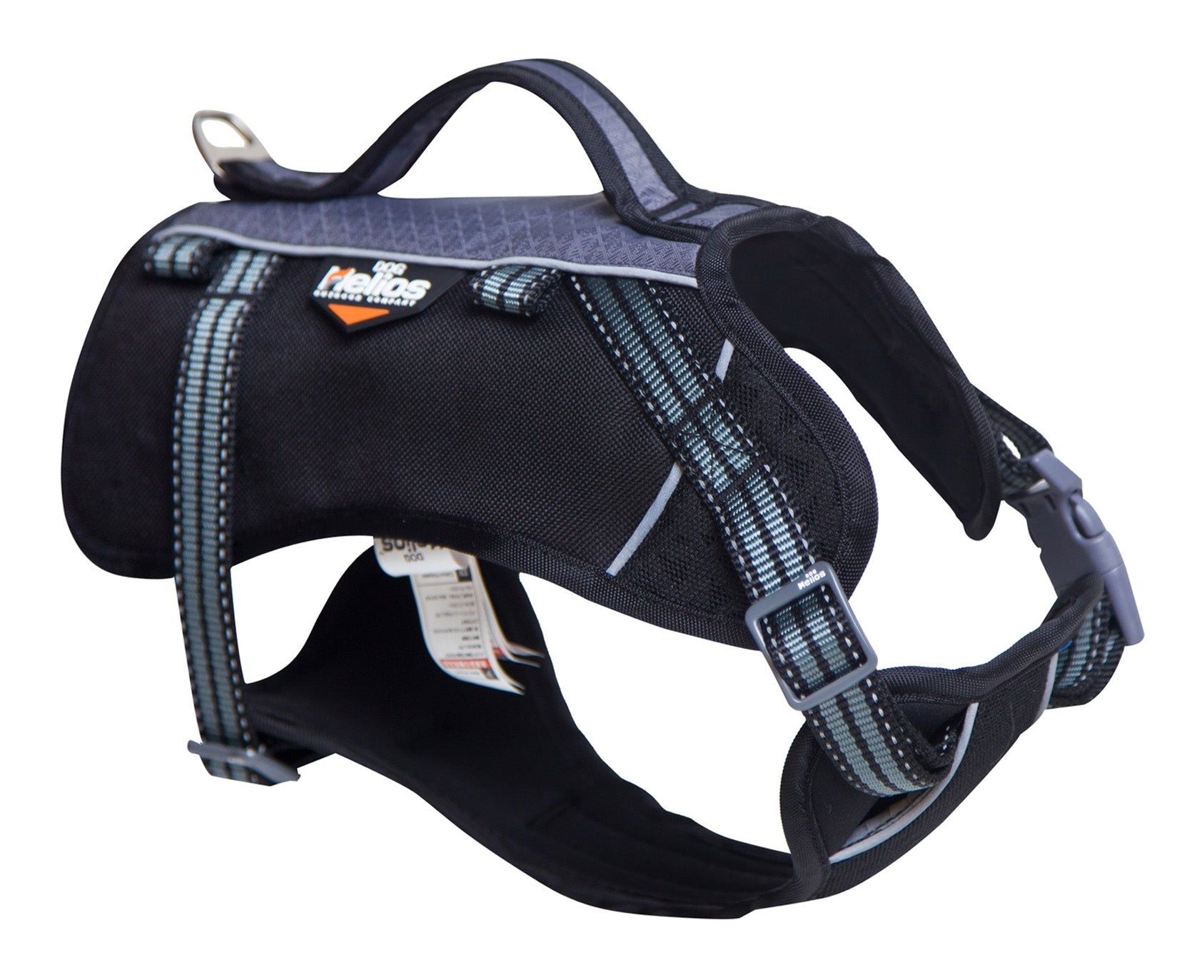 Black 3-in-1 dog backpack with adjustable straps and padded handle by PawCounter.com