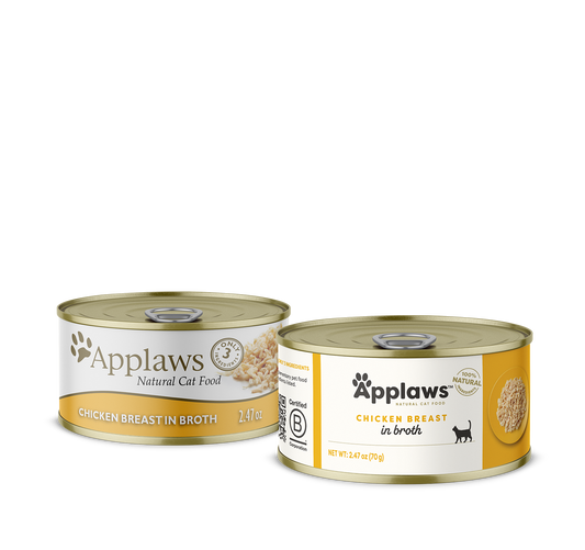 Applaws Adult Chicken Breast in Broth Wet Cat Food (2.47oz)