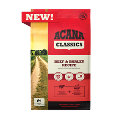 Acana Adult Classics Beef and Barely Dog Food