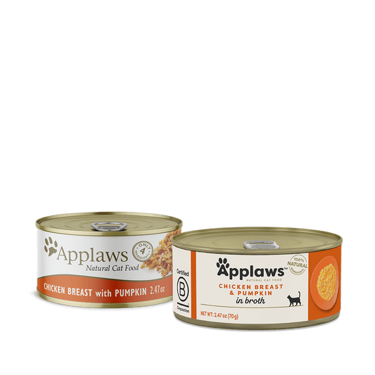 Applaws Adult Chicken Breast and Pumpkin in Broth Wet Cat Food (2.47oz)