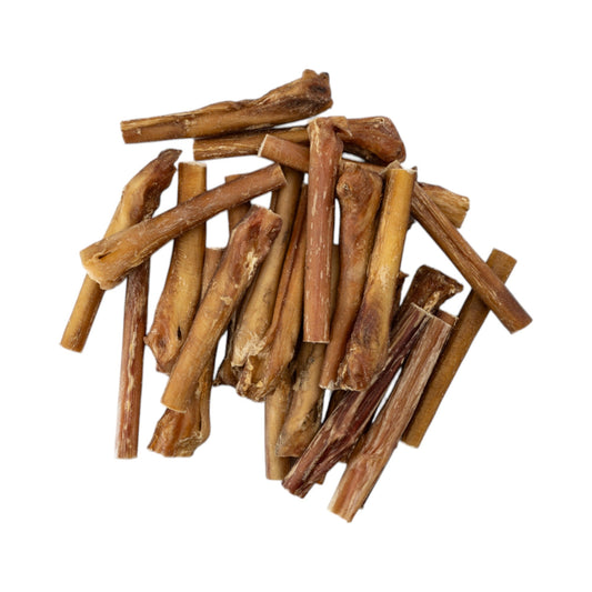 All-natural beef bully sticks for dogs in various sizes for a healthy chew treat