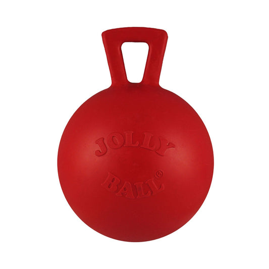 Jolly Pets Mini Dog Tug Toy in Red, ideal for interactive play and durable for tough chewers