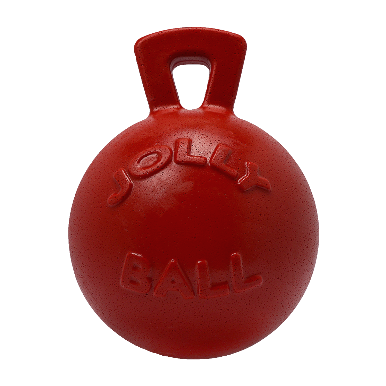 Jolly Pets Red Jolly Ball as a durable dog tug and toss toy for outdoor play