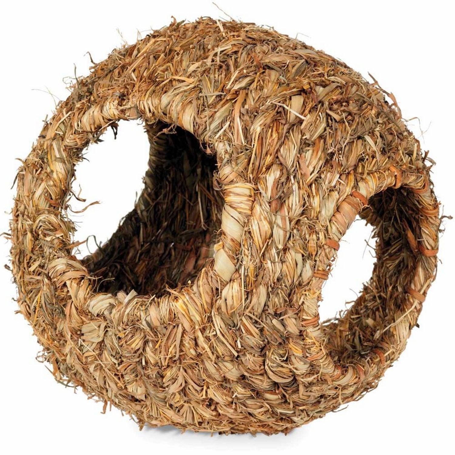 Prevue Pet Products Small Paws large grass ball for pets natural woven grass toy