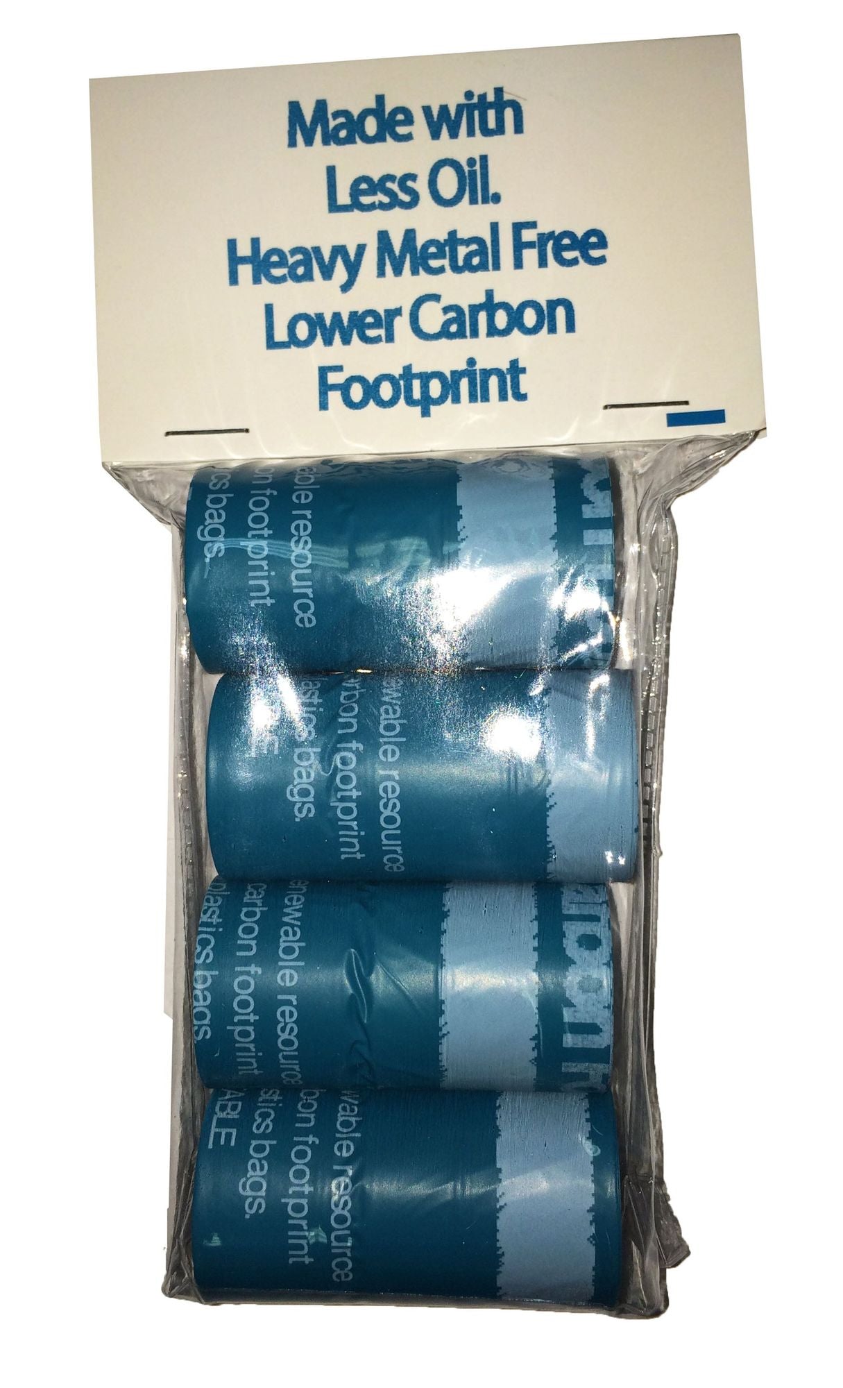 Eco-friendly pet waste bags by PawCounter.com with lower carbon footprint and heavy metal free