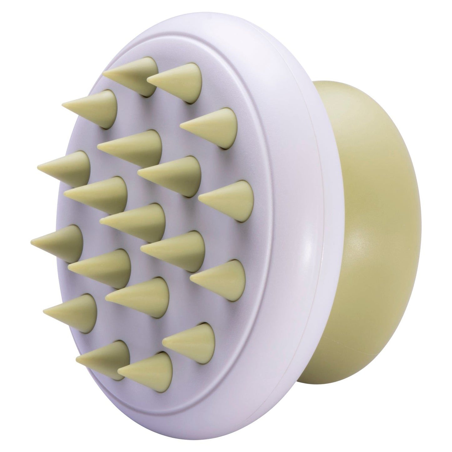 PawCounter.com pet bathing brush with soft silicone bristles for gentle cleaning and massaging