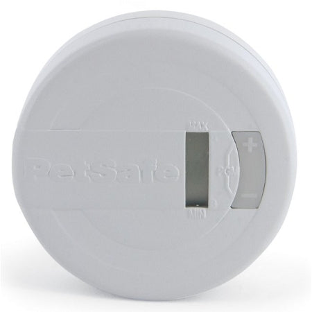PetSafe mini pet barrier transmitter in white wireless fence device with adjustable settings