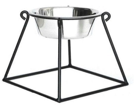 Pyramid Elevated Dog Feeder - Small PawCounter.com