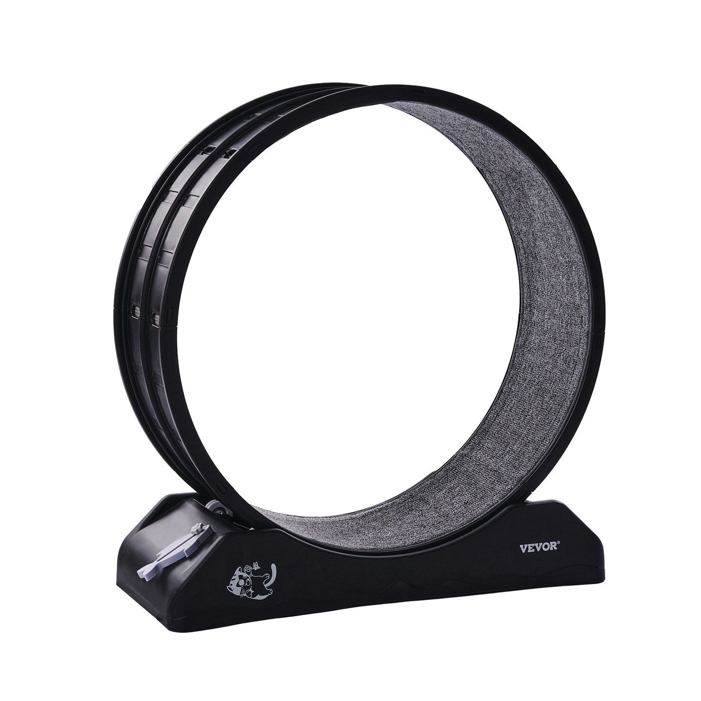 Vevor Cat Exercise Wheel Indoor for fitness and fun with a sturdy base and soft running surface