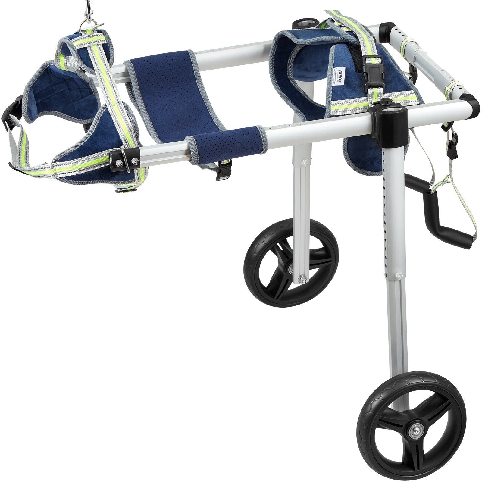 PawCounter.com dog wheelchair for back legs with adjustable frame and comfortable harness support