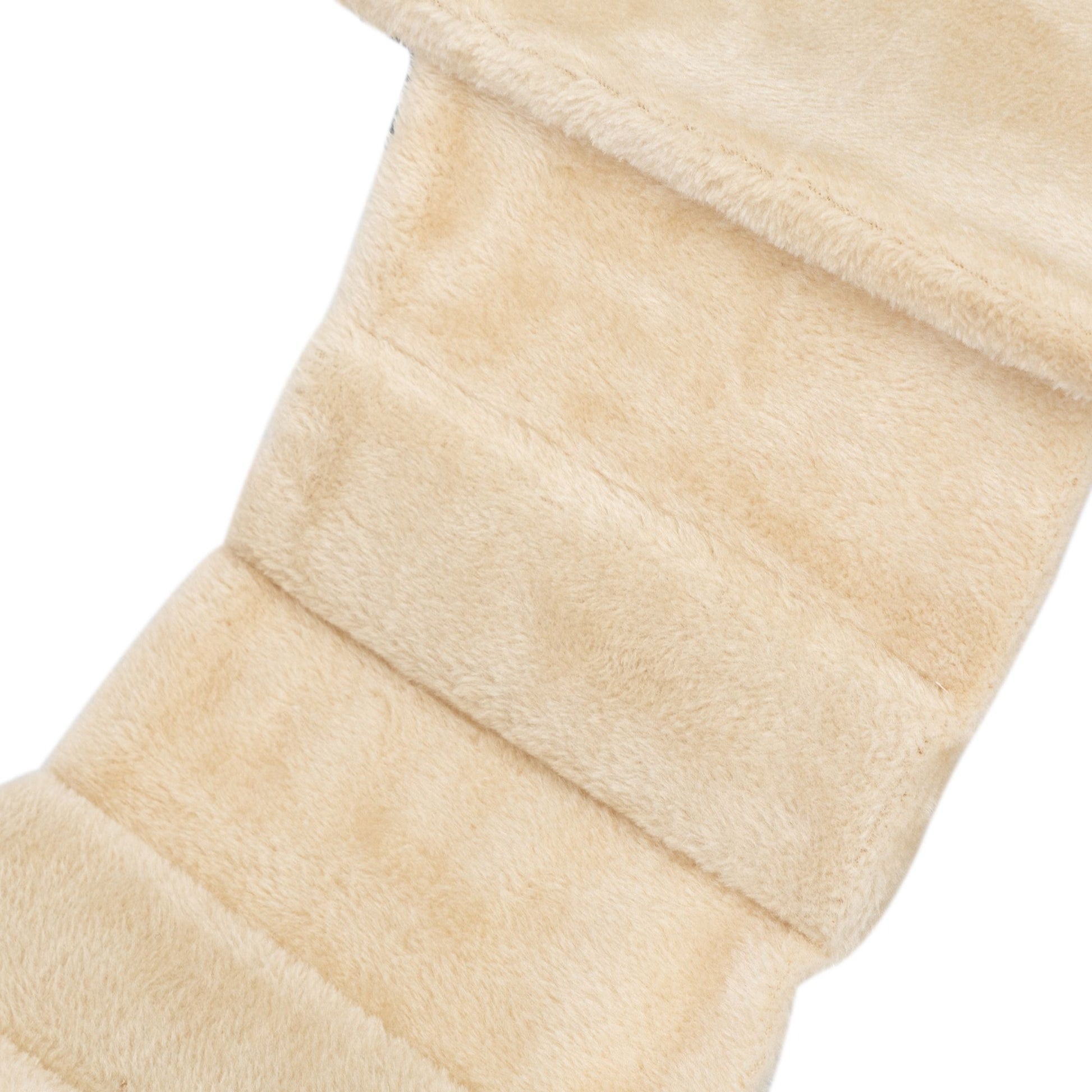 Beige soft plush surface from wall mounted cat climber set for cats to climb and rest
