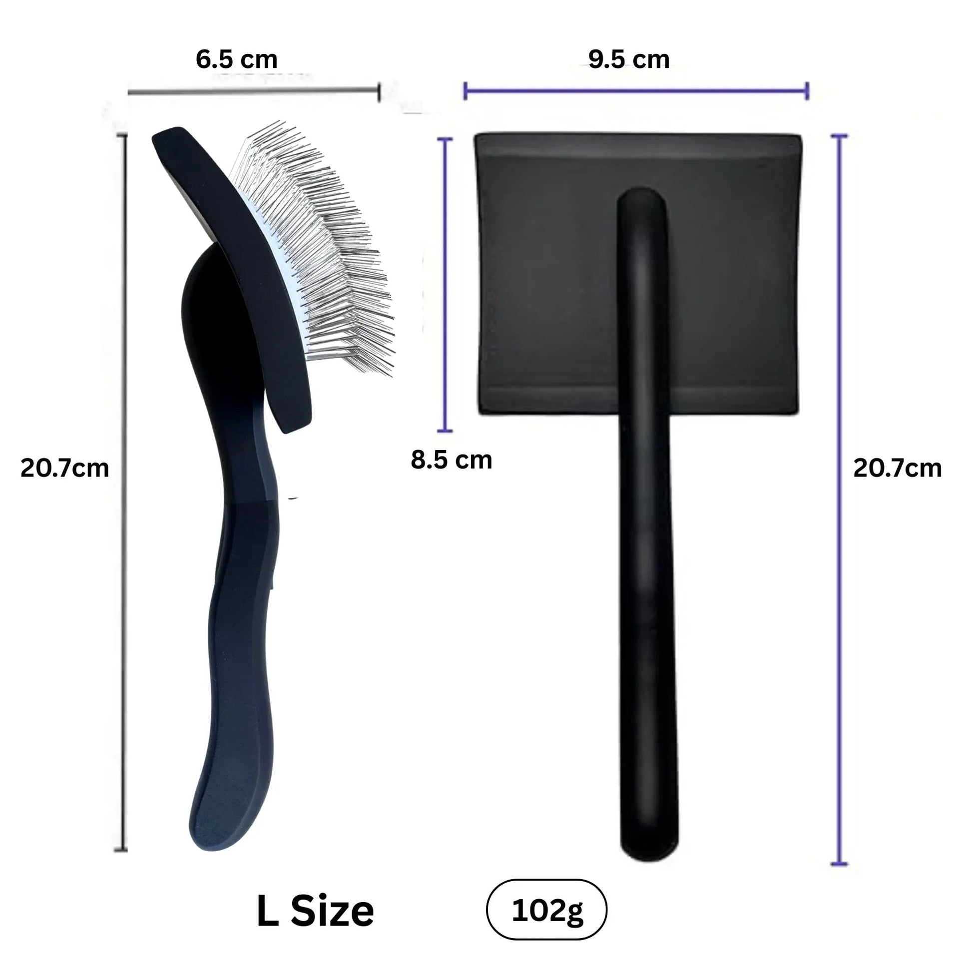 Wooden handle pet slicker brush designed for efficient dog grooming with soft bristles