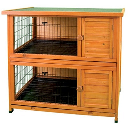 Premium Plus Double Decker Rabbit Hutch PawCounter.com