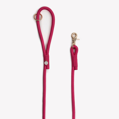'Magenta' - Braided Rope Leash