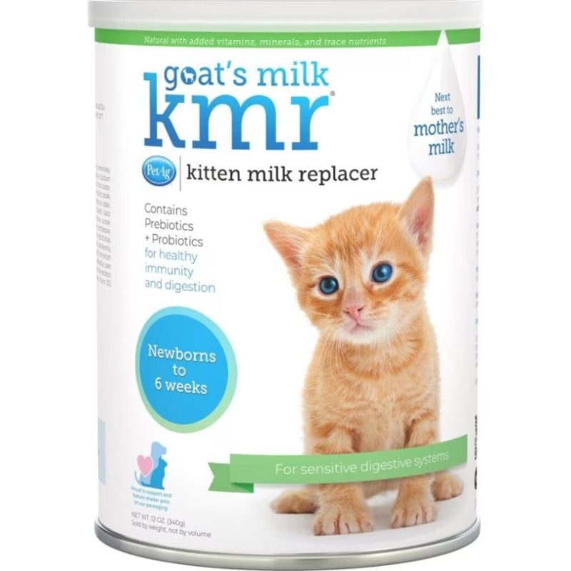 PetAg Goat's Milk KMR Kitten Milk Replacer Powder - 12 oz