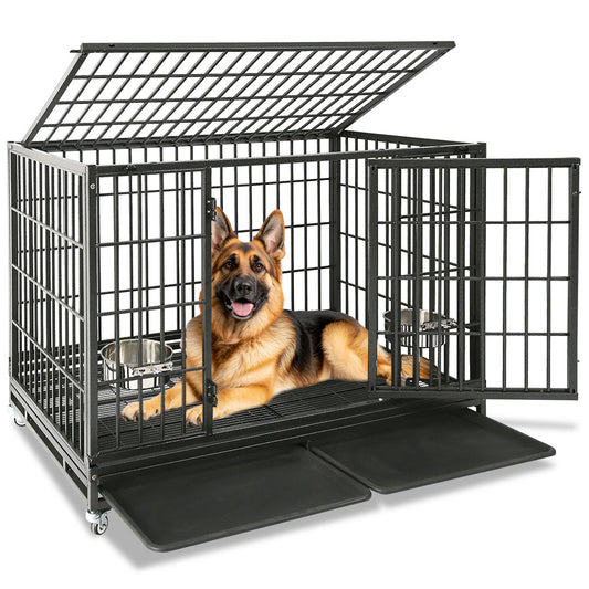 48" Heavy Duty Dog Cage for XL/XXL Dogs 481D