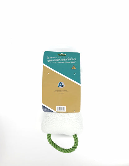 Retro Soldier with Squeaker & Crinkle Paper Plush Dog Toy