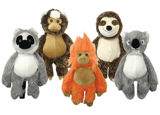 Multipet Bark Buddy Animals - Assorted Animals 10"