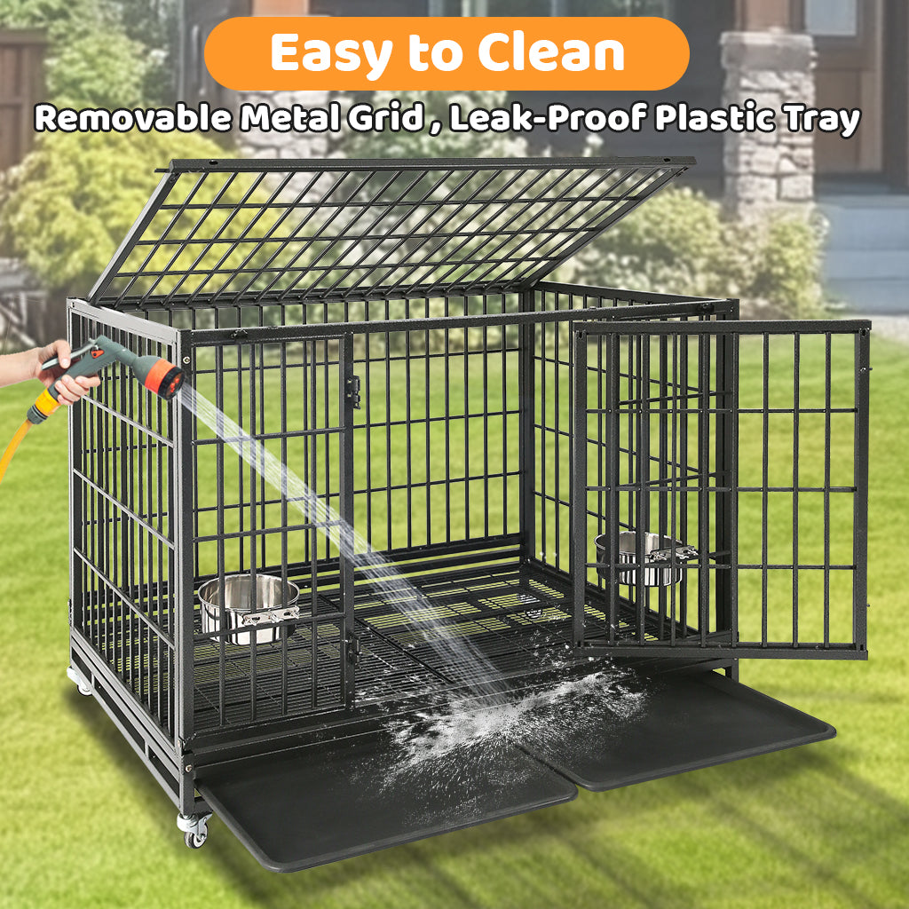 48" Heavy Duty Dog Cage for XL/XXL Dogs 481D