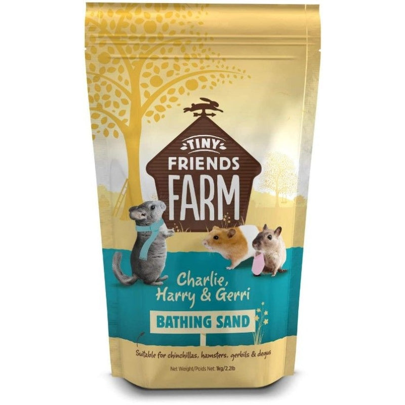 Supreme Tiny Friends Farm Charlie, Harry & Gerri Bathing Sand - 2.2 lbs