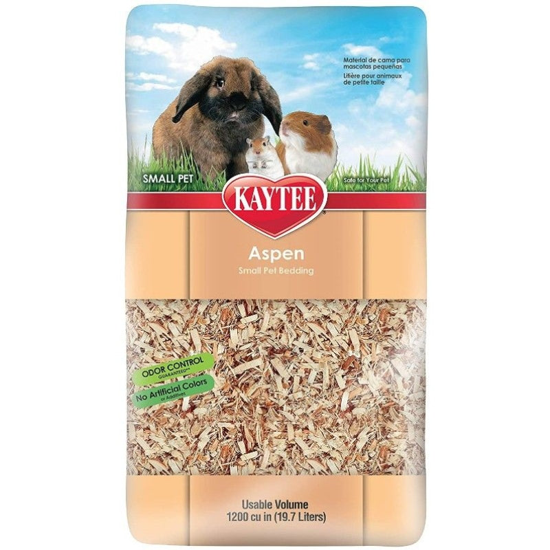 Kaytee Aspen Small Pet Bedding & Litter - 1 Bag - (500 Cu. In. Expands to 1,200 Cu. In.)