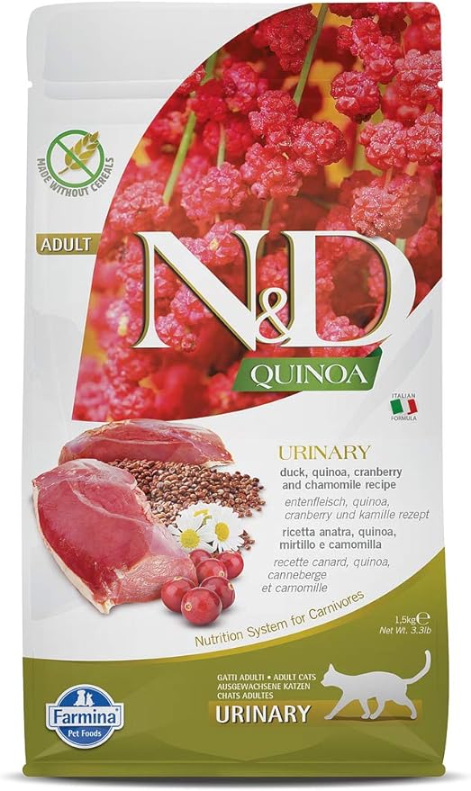 Farmina Quinoa Urinary Duck Dry Cat Food 3.3lb