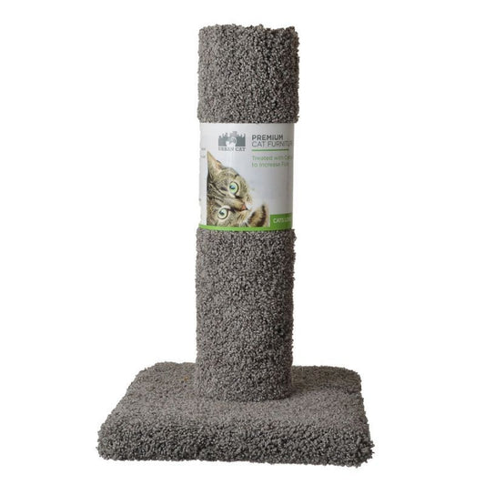 Urban Cat Cat Carpet Scratching Post - 20in. High (Assorted Colors)