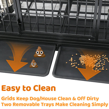 48" Heavy Duty Dog Cage for XL/XXL Dogs 481D