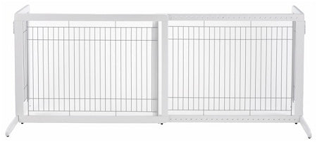 Large Cool Breeze Freestanding Pet Gate - Tall PawCounter.com