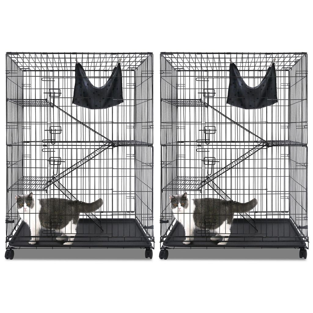 50" Collapsible Cat Cage C01