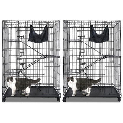 50" Collapsible Cat Cage C01