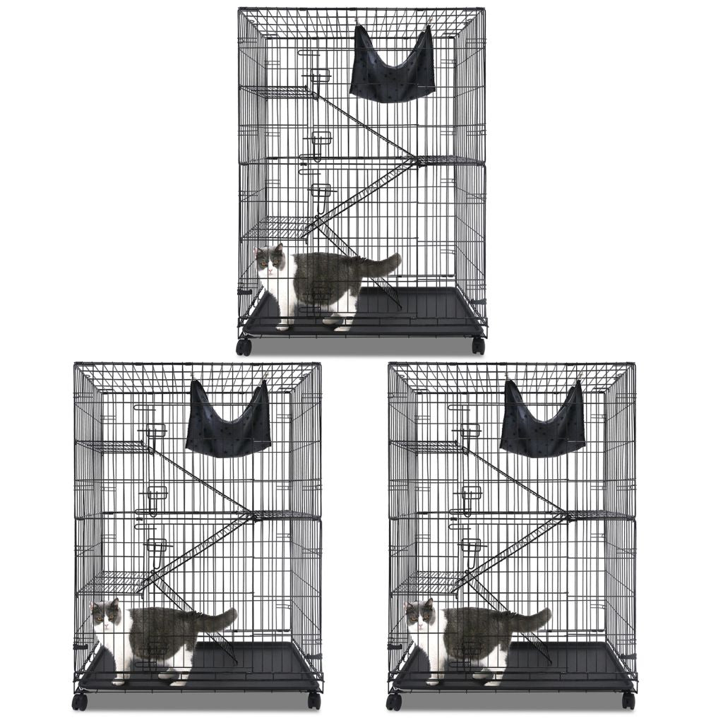 50" Collapsible Cat Cage C01